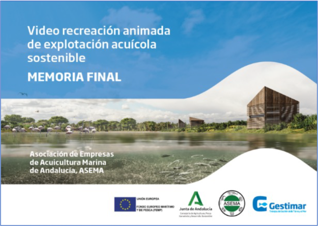 Proyecto de recreación virtual de explotación acuícola sostenible en el Golfo de Cádiz